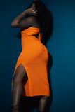 Orange Crush Knit Dress