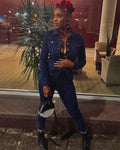 Giving The Blues Jumpsuit